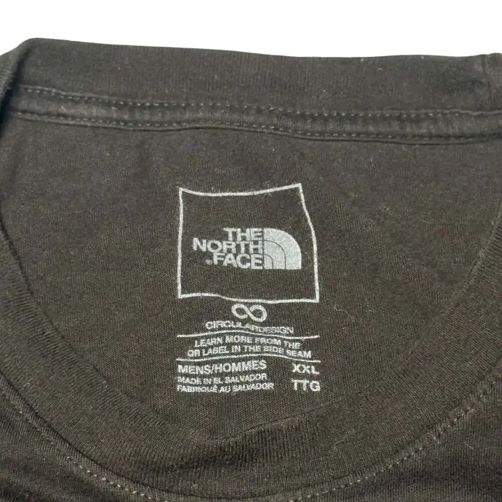 The North Face Logo T-Shirt Size XXL Black Cotton Short Sleeve